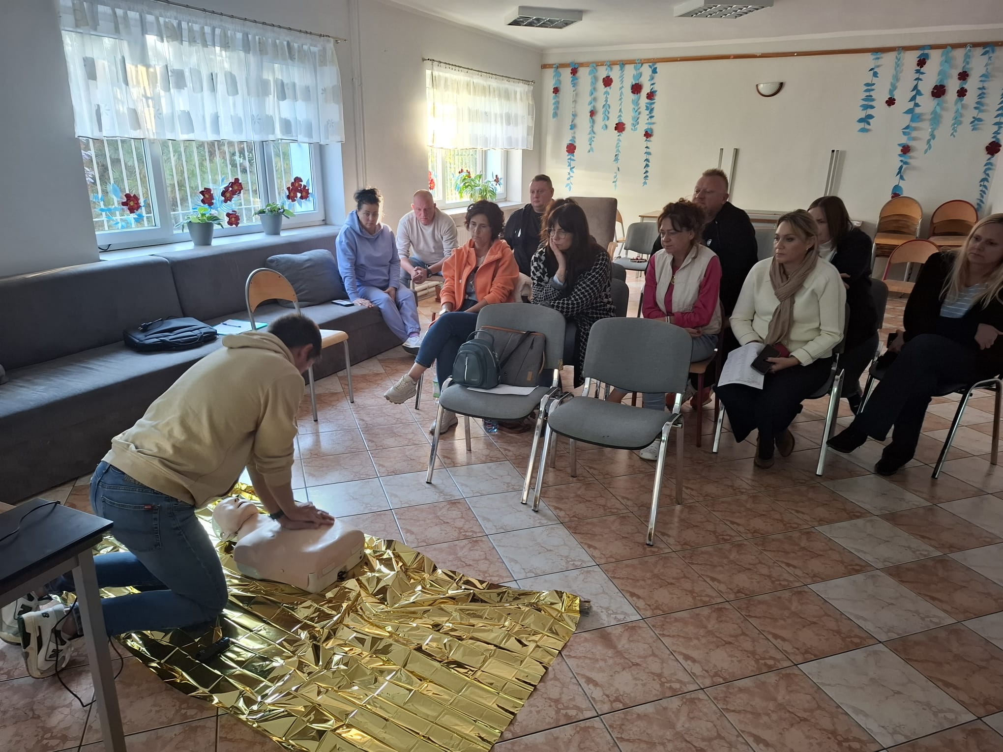 Szkolenie z pierwszej pomocy dla pracowników MOW w Strzelnie