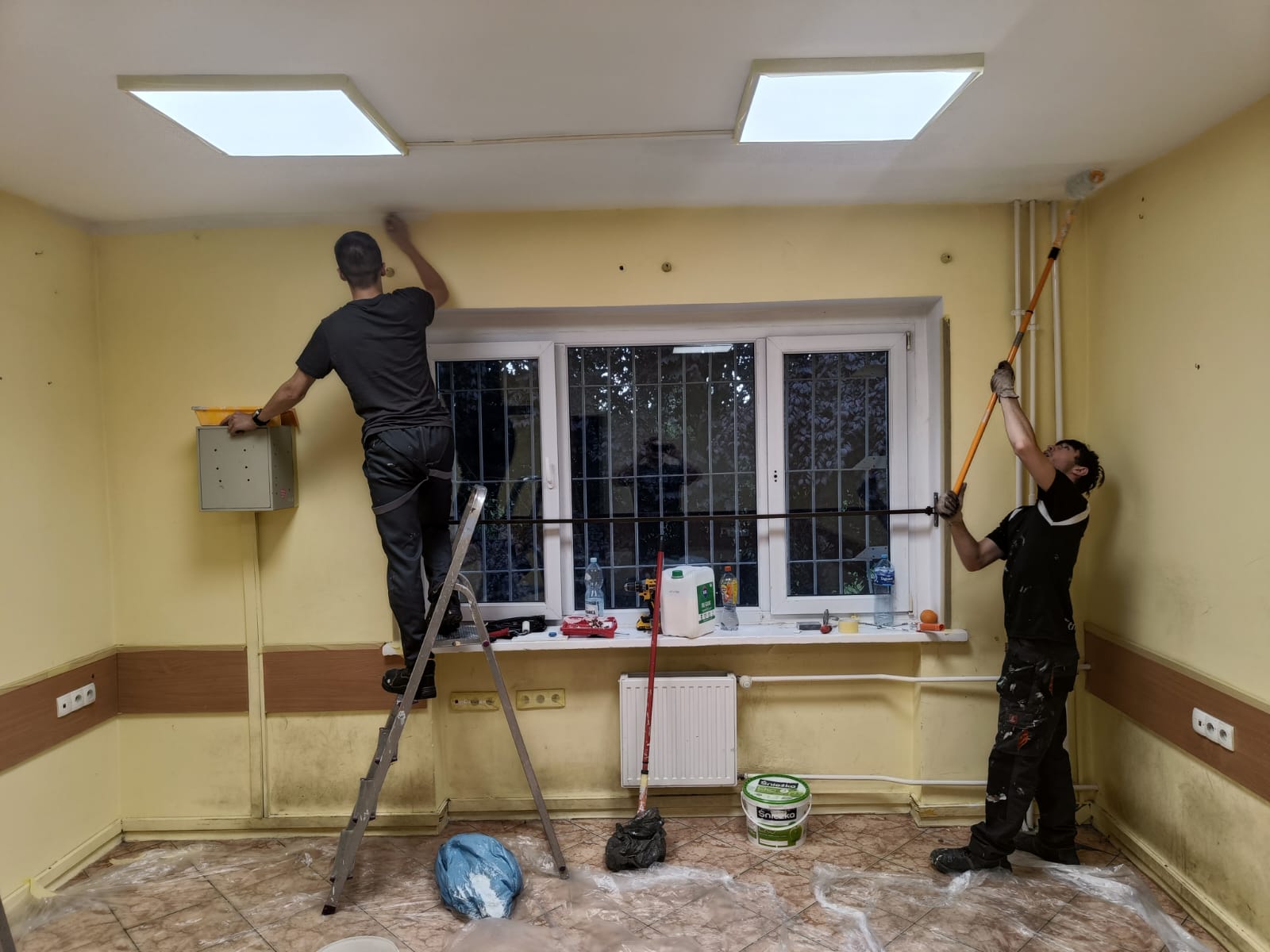 Remont sali komputerowej w ramach projektu unijnego